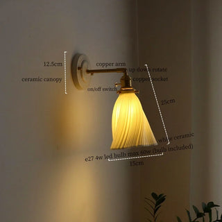 Celako™ Striata Wall Light | Ceramic Vintage Kitchen Island Lighting