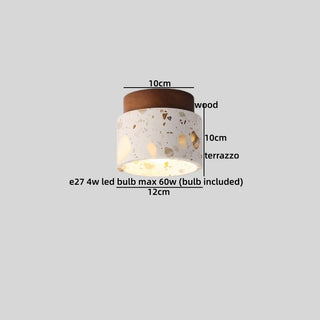 Celako™ Caltera Ceiling Light | Terrazzo Dining Room Lighting