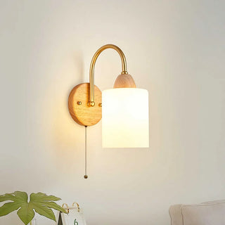 Celako™ Veluna Wall Light | Glass Bedroom Lighting