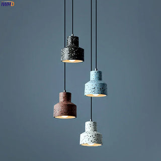 Celako™ Cemora Pendant Light | Cement Bedroom Lighting