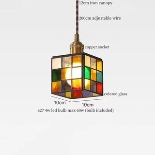 Celako™ Chromata Pendant Light | Glass Bedroom Lighting