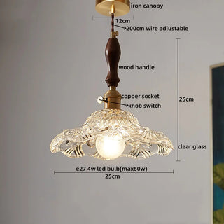 Celako™ Cuora Pendant Light | Copper Glass Bedroom Lighting