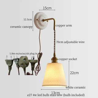 Celako™ Opalique Wall Light | White Glass Living Room Lighting