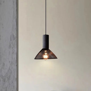 Celako™ Ferovi Pendant Light | Cement Iron Mesh Vintage Loft Bedroom Lighting