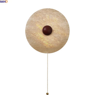 Celako™ Lithara Wall Light | Yellow Travertine Kitchen Island Lighting
