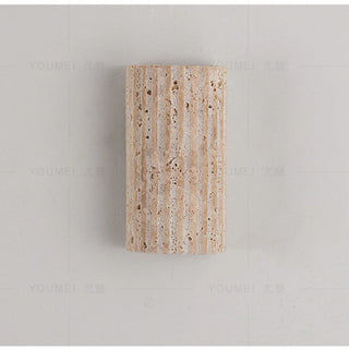 Celako™ Travivo Wall Light | Yellow Travertine Living Room Lighting