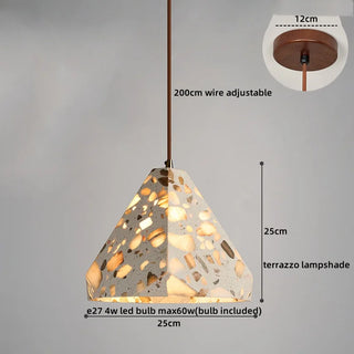 Celako™ Strazzo Pendant Light | Terrazzo Dining Room Lighting