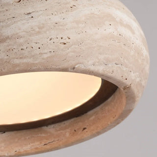 Celako™ Traverti Pendant Light | Travertine Dining Room Lighting