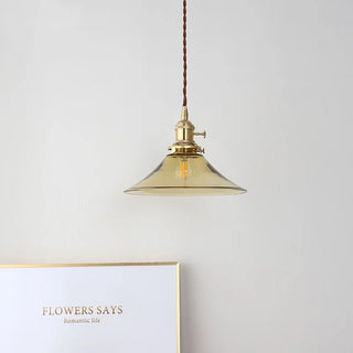 Celako™ Auriole Pendant Light | Glass Stone Bedroom Lighting