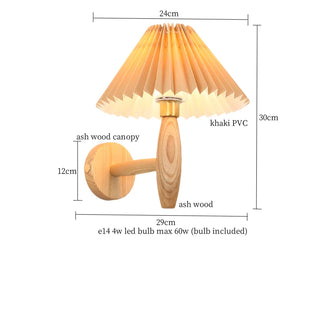 Celako™ Ivoura Wall Light | PVC Wood Living Room Lighting