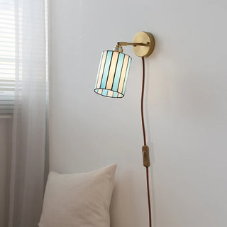 Celako™ Aurelin Wall Light | Stained Glass Bedside Lighting