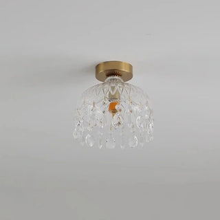 Celako™ Verelle Ceiling Light | Clear Glass Bedroom Lighting
