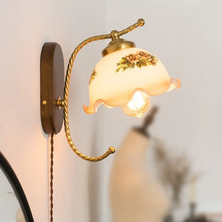Celako™ Lunova Wall Light | Glass Bedroom Lighting