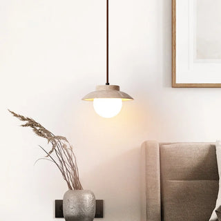 Celako™ Amberin Pendant Light | Yellow Travertine Kitchen Island Lighting