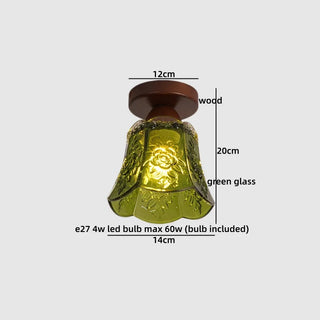 Celako™ Kiyori Ceiling Light | Clear Glass Japan Style