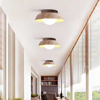 Plafonnier Celako™ Kalitrave | Luminaire d'îlot de cuisine en travertin jaune