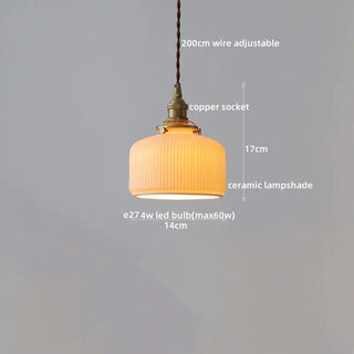 Celako™ Cuprova Pendant Light | Glass Copper Kitchen Island Lighting