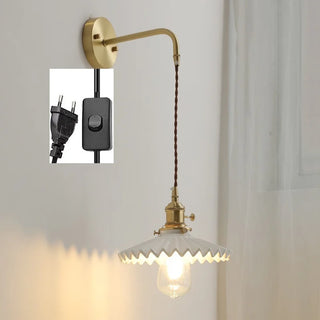 Celako™ Vestra Wall Light | Copper Ceramic Bedroom Lighting