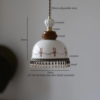 Celako™ Calotta Pendant Light | Ceramic Dining Room Lighting