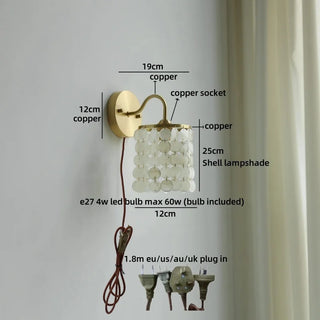 Celako™ Crysara Wall Light | Crystal Bedroom Lighting