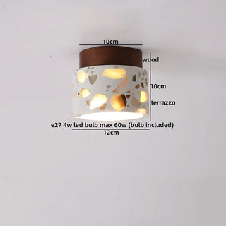 Celako™ Lithon Ceiling Light | Marble Living Room Lighting