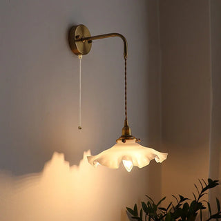 Celako™ Verique Wall Light | Glass Bedroom Lighting