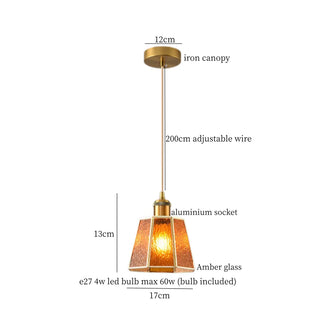 Celako™ Kinzakura Pendant Light | Glass Japan Vintage