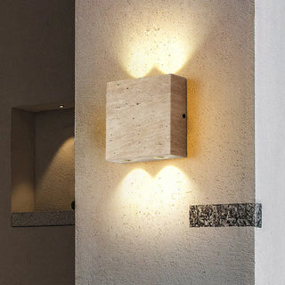 Celako™ Travano Wall Light | Yellow Travertine Vintage