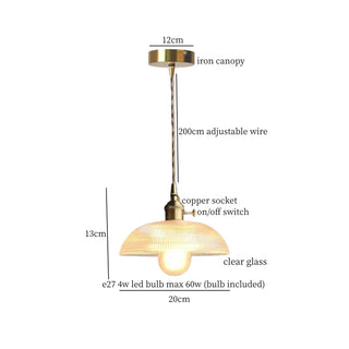 Celako™ Auriglas Pendant Light | Copper Glass Kitchen Island Lighting