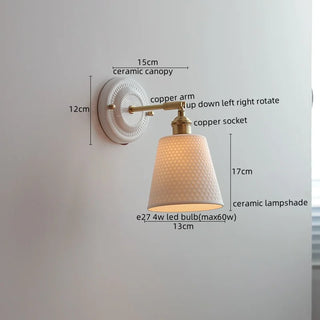 Celako™ Albaterra Wall Light | Copper Bedroom Lighting