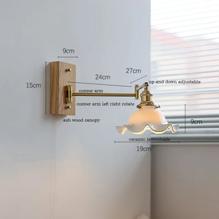 Celako™ Cereso Wall Light | Ceramic Entryway Lighting