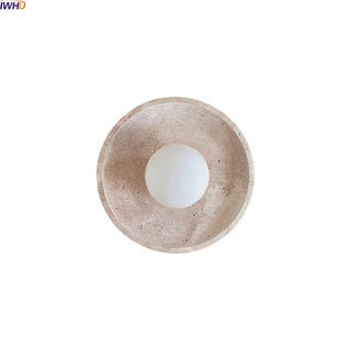 Celako™ Lucava Wall Light | Stone Glass Bathroom