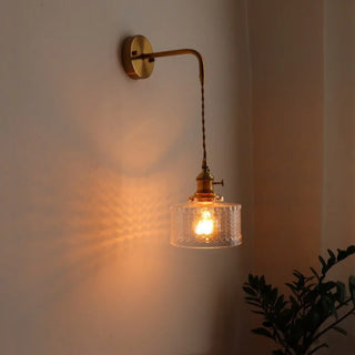 Celako™ Verdira Wall Light | Green Glass Japan Style