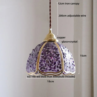 Celako™ Facetum Crystal Pendant Light | Glass Crystal Dining Room Lighting