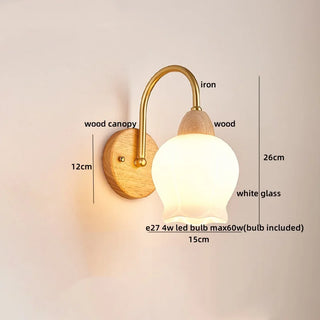 Celako™ Opaleon Wall Light | Glass Living Room Lighting