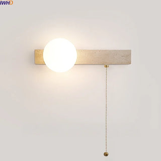 Celako™ Ariaza Wall Light | Travertine Hallway Lighting