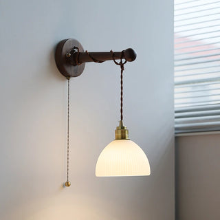 Celako™ Lunari Wall Light | Glass Bedside Lighting