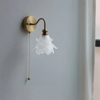 Celako™ Nebulia Wall Light | Copper Glass Bedroom Lighting