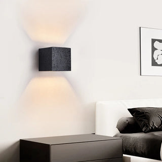 Celako™ Travinoir Wall Light | Black Travertine Living Room Lighting