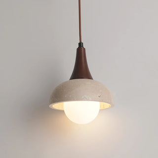Celako™ Ambrata Pendant Light | Yellow Travertine Bedroom Lighting