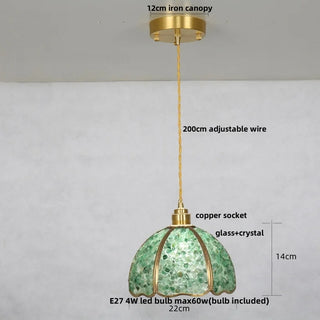 Celako™ Facetum Crystal Pendant Light | Glass Crystal Dining Room Lighting