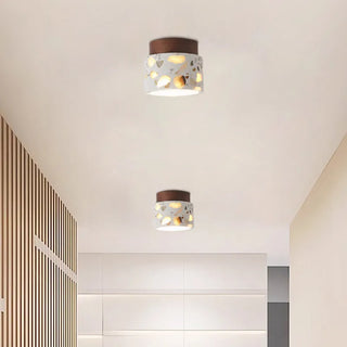 Celako™ Terzola Ceiling Light | Terrazzo Bedroom Lighting