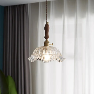 Celako™ Auravitro Pendant Light | Clear Glass Stone Kitchen Island Lighting