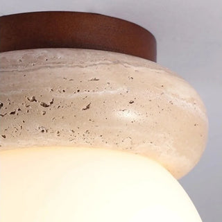 Celako™ Lustone Ceiling Light | Yellow Travertine Kitchen Island Lighting