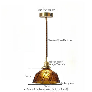 Celako™ Vitrium Pendant Light | Glass Bedroom Lighting
