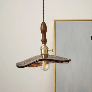 Celako™ Tepora Pendant Light | Glass Stone Bedroom Lighting