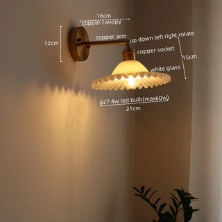 Celako™ Aokiri Wall Light | Green Glass Living Room Lighting