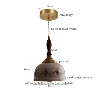 Celako™ Terraluce Pendant Light | Ceramic Kitchen Island Lighting