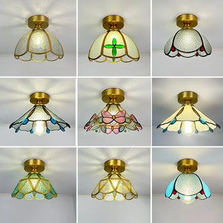 Celako™ Vitreus Ceiling Light | Glass Copper Living Room Lighting