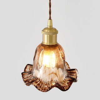 Celako™ Ambrelle Pendant Light | Glass Bedroom Lighting